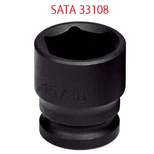 Đầu tuýp lục giác đen 1/2 inch cỡ 7/8 inch SATA 33108
