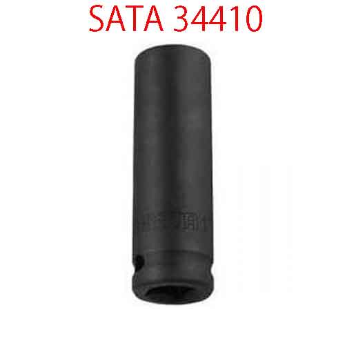 Đầu tuýp lục giác đen 1/2 inch loại dài cỡ 17mm SATA 34410