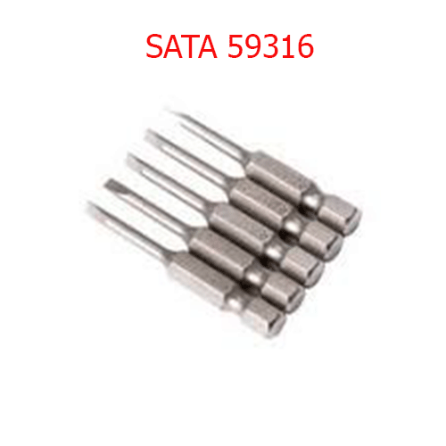 Đầu vít dẹp 1/4 inch cỡ 5.5mm x 50mm - 5cái/gói SATA 59316