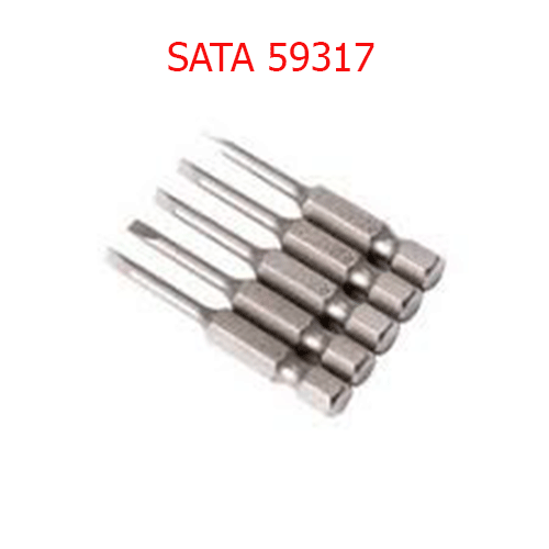 Đầu vít dẹp 1/4 inch cỡ 6.0mm x 50mm - 5cái/gói SATA 59317