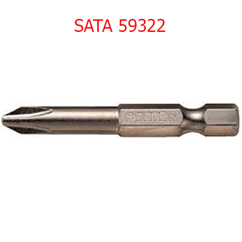 Đầu vít pake 1/4 inch cỡ #1 x 50mm - 5cái/gói SATA 59322