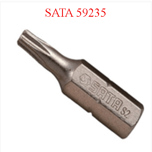 Đầu vít sao 1/4 inch cỡ ( t-25) x 25mm - 5cái/gói SATA 59235