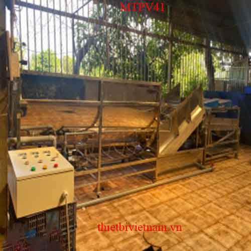 Dây chuyền máy rửa hạt điều 1 tấn/mẻ, giải pháp tối ưu nhất MTPV41