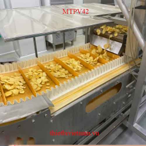 Dây chuyền sản xuất snack khoai tây chiên MTPV42