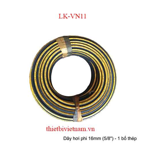 DÂY DẪN ÁP LỰC CAO LK-VN11 PHI 16MM (5/8) - 2 BỐ THÉP, CUỘN 50M