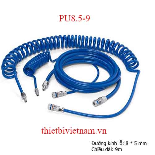 DÂY HƠI LÒ XO ĐÀI LOAN SHPI PU8.5-12 (12 MÉT, 5X8MM)