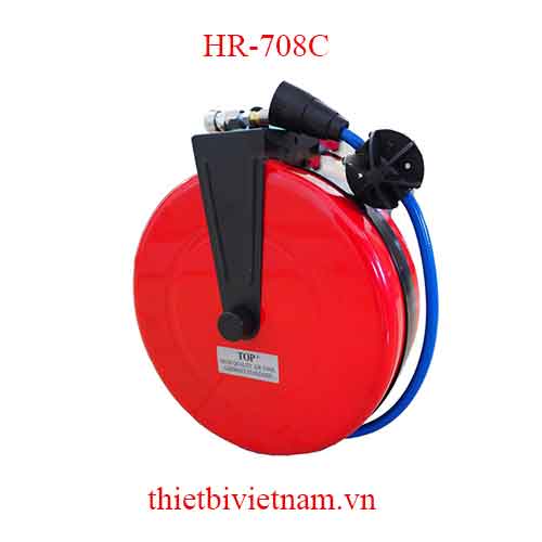 DÂY HƠI TỰ RÚT VỎ SẮT HR-708C - 8X12MM, DÀI 15M