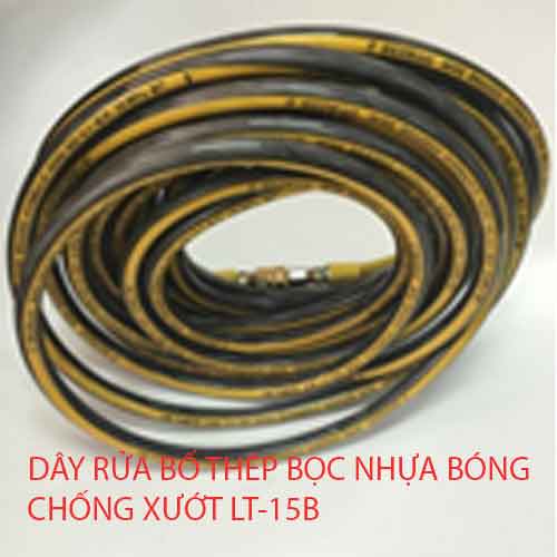  DÂY RỬA BỐ THÉP BỌC NHỰA BÓNG CHỐNG XƯỚT LT-15B
