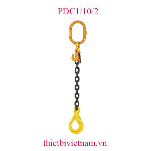 Dây xích cẩu hàng 3150 kg, dài 2 mét. Hệ số an toàn 4:1 hãng FERVI Italia PDC1/10/2