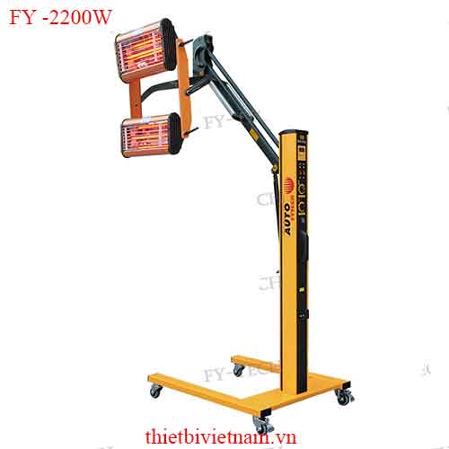 Đèn Sấy Sơn Bằng Hồng Ngoại 2 Bóng hãng FY-TECH FY -2200W