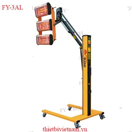 Đèn Sấy Sơn Bằng Hồng Ngoại 3 Bóng hãng FY-TECH FY-3AL