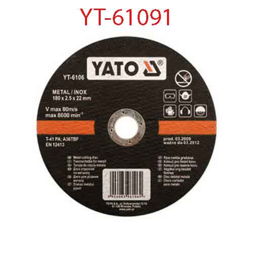 Đĩa cắt inox 355X3.5X25.4mm YATO YT-61091