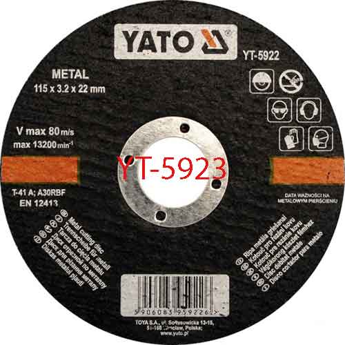 Đĩa cắt kim loại 125x1.2x22mm YATO YT-5923