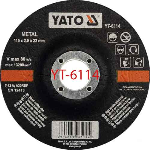 Đĩa mài kim loại YATO YT-6114