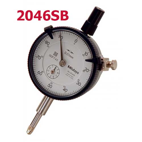 Đồng hồ 10mmx0.01mm Lưng phẳng 2046SB