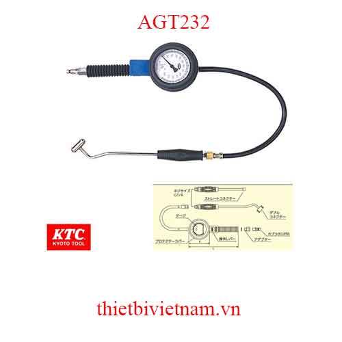 Đồng hồ bơm lốp KTC AGT232