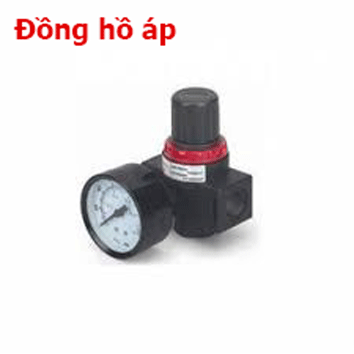 Đồng hồ điều khí cho máy bơm mỡ KOCU dùng khí nén 