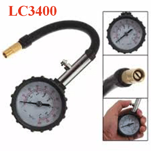 Đồng hồ đo áp suất lốp loại có van xả hơi LC3400
