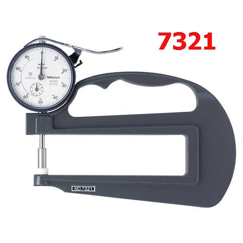Đồng hồ đo độ dày 0-10mm/0.01mm (120mm) 7321