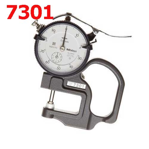 Đồng hồ đo độ dày 0-10mmx0.01mm 7301