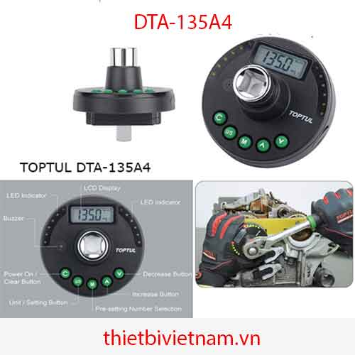 ĐỒNG HỒ ĐO GÓC VÀ LỰC XIẾT TOPTUL DTA-135A4