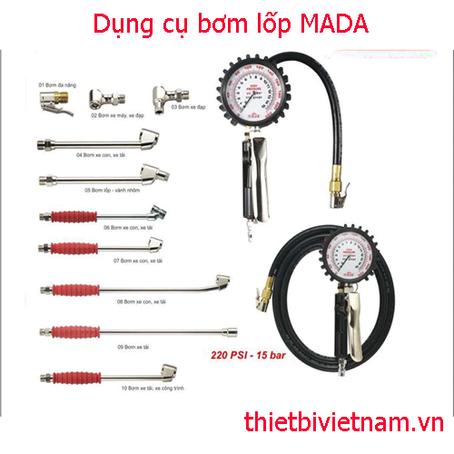 Dụng cụ bơm lốp MADA