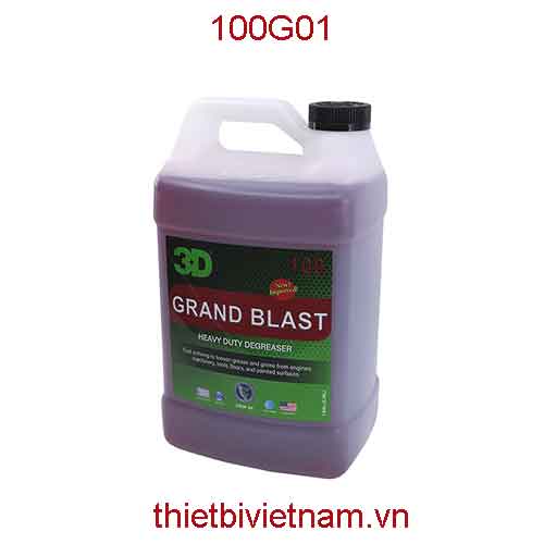 Dung dịch rửa khoang máy ô tô hãng 3D Grand Blast 1 Gallon (3,8L) | 100G01