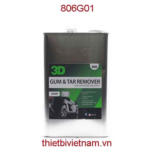 Dung dịch tẩy băng keo, nhựa đường hãng 3D Gum & Tar Remover 1 Gallon (3,8L) | 806G01