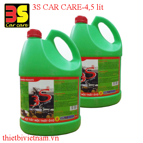 Dung dịch tẩy nội thất 3S CAR CARE-4,5 lít 