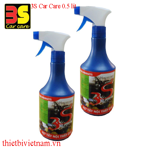 Dung dịch tẩy nội thất đa năng 3S Car Care 0.5 lít
