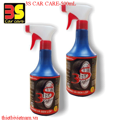 Dưỡng bóng và đep lốp xe 3S CAR CARE-500mL