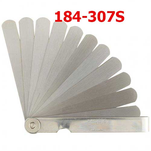 Dưỡng đo độ dày 0.03-0.5mm/13lá/110mm 184-307S
