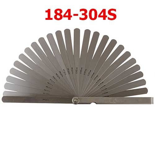 Dưỡng đo độ dày 0.05-1mm/ 20 lá/150mm  184-304S