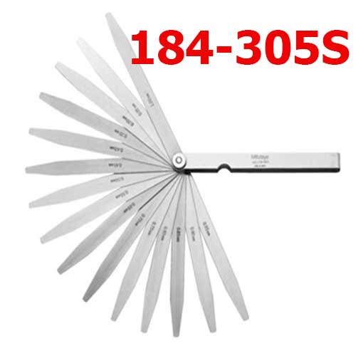 Dưỡng đo độ dày 0.05-1mm/13 lá/110mm 184-305S