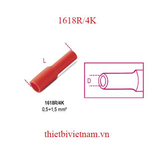 FEMALE CONNECTORS 100 PCS BETA MODEL 1618R/4K