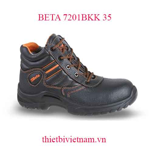 FULL-GRAIN LEATHER ANKLE SHOE BETA MODEL 7201BKK 35
