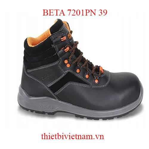 FULL-GRAIN LEATHER ANKLE SHOE BETA MODEL 7201PN 39