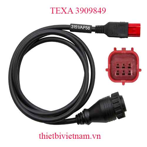 Giắc OBD chẩn đoán xe máy tiêu chuẩn EURO 5 hãng Texa Model 3909849