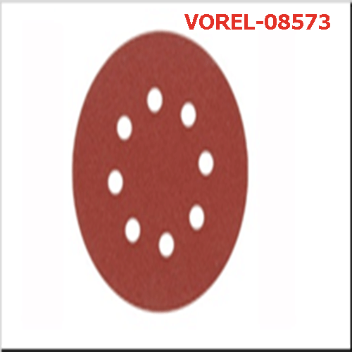 Giấy mài nhám tròn có lỗ 5 miếng VOREL-08573