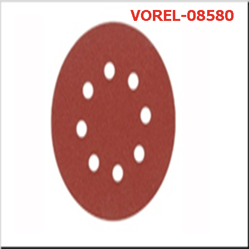 Giấy mài nhám tròn có lỗ 5 miếng VOREL-08580