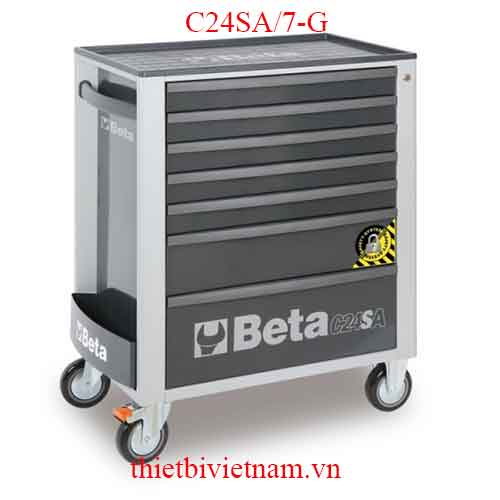 G-ROLLER CAB 7 DRAWERS,ANTI-TILT BETA MODEL C24SA/7-G