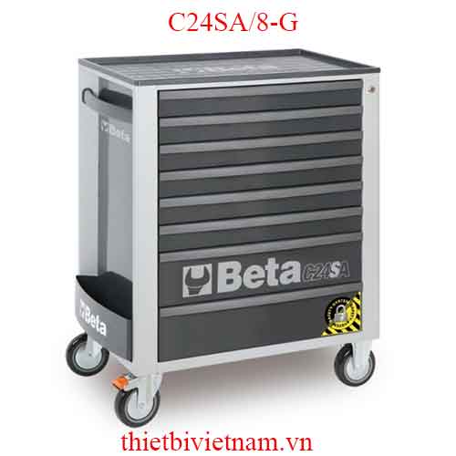 G-ROLLER CAB 8 DRAWERS,ANTI-TILT BETA MODEL C24SA/8-G