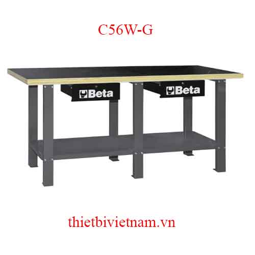 G-WORKBENCH WITH WOOD TOP BETA MODEL C56W-G