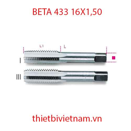 HAND TAPS FINE PITCH BETA MODEL 433 16X1,50