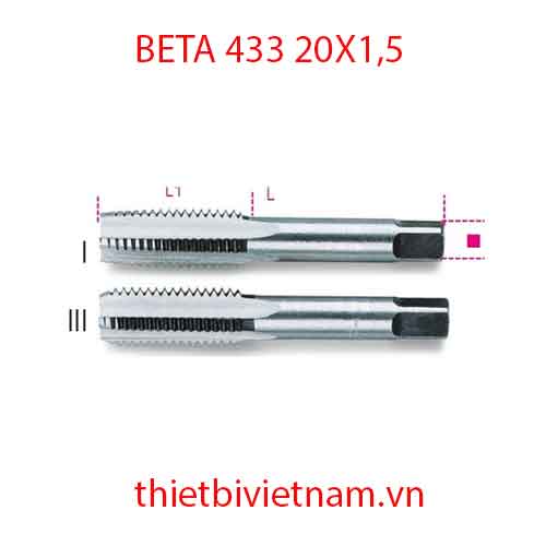 HAND TAPS FINE PITCH BETA MODEL 433 20X1,5