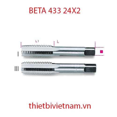 HAND TAPS FINE PITCH BETA MODEL 433 24X2