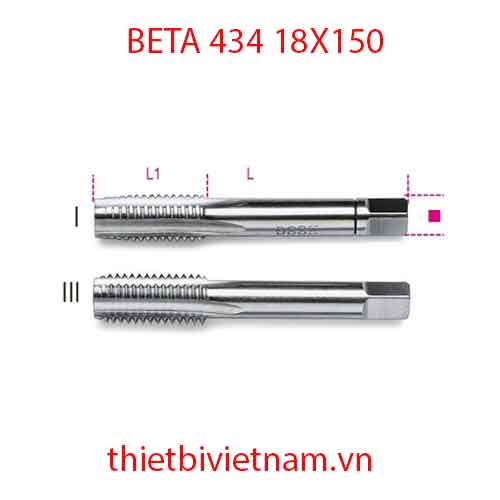 HAND TAPS FINE PITCH BETA MODEL 434 18X150