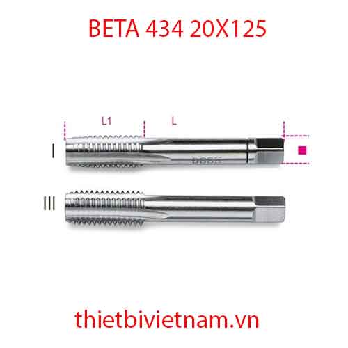 HAND TAPS FINE PITCH BETA MODEL 434 20X125