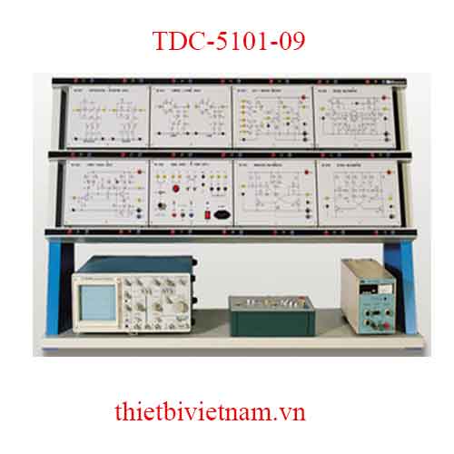 HỆ THỐNG NGUYÊN LÝ HOẠT ĐỘNG THỰC HÀNH ĐIỆN TỬ VIỄN THÔNG CƠ BẢN MODEL TDC-5101-09