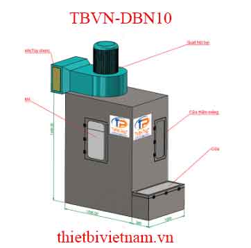Hệ Thống Xử Lý Mùi, Bụi Sơn Bằng Màng Nước 10HP TBVN-DBN10